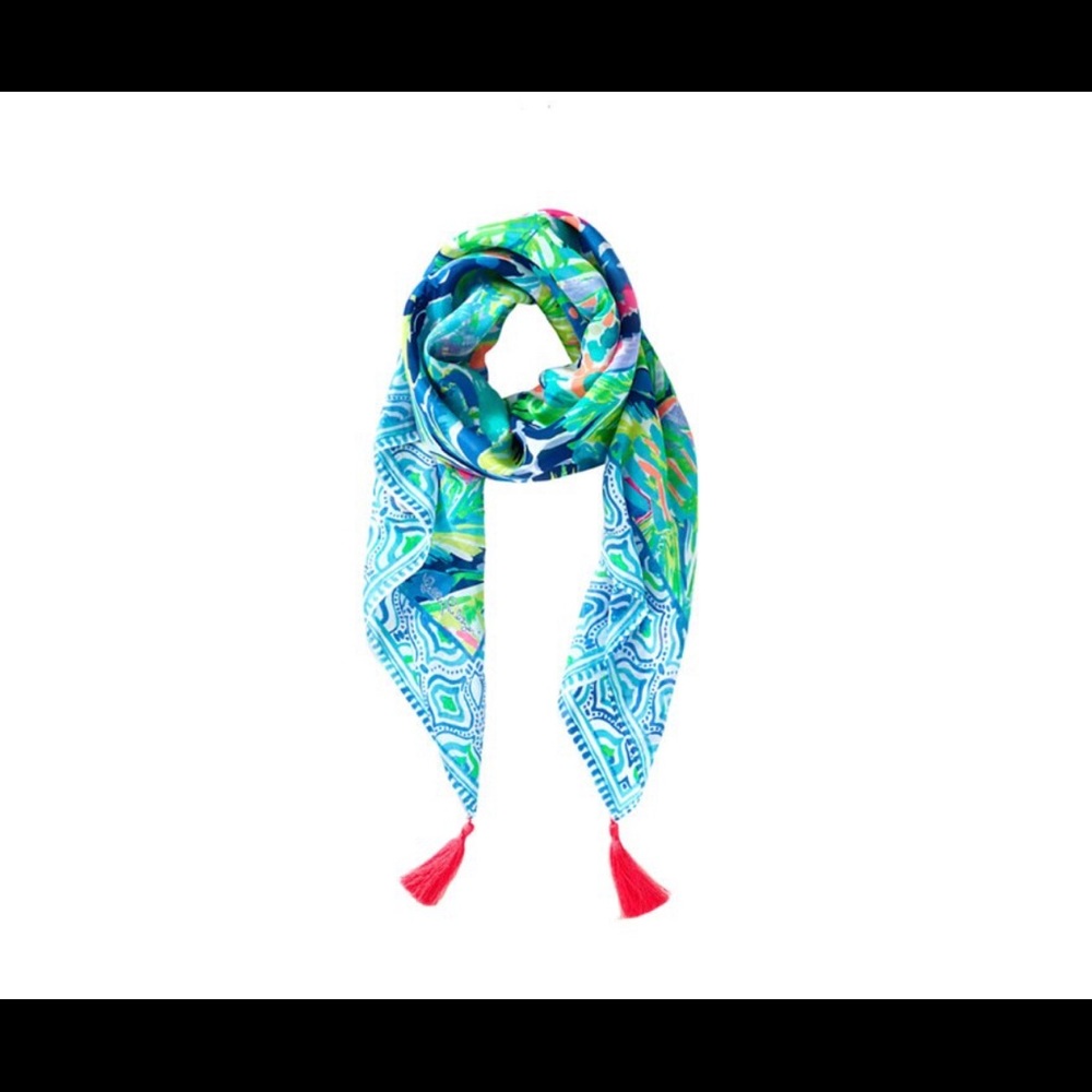 Lilly Pulitzer silk scarf